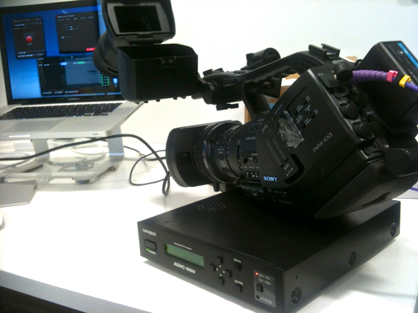 EX3 camera setup